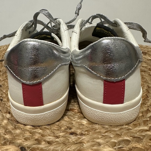 Vintage Havana Lucy Star Sneakers Women's 7 White Leather Shoes - Picture 7 of 9